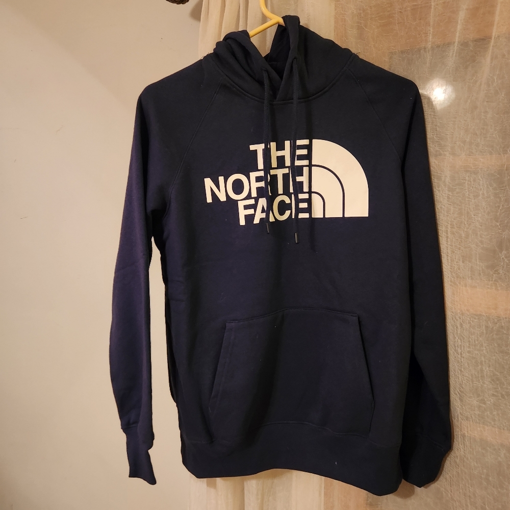North Face navy blue hoodie